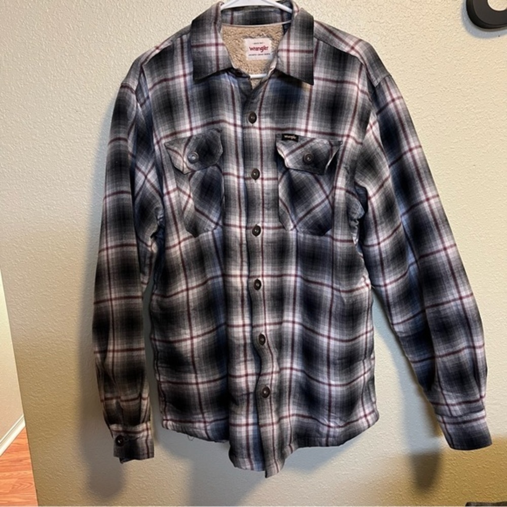 Wrangler Fleece Lined Flannel Medium